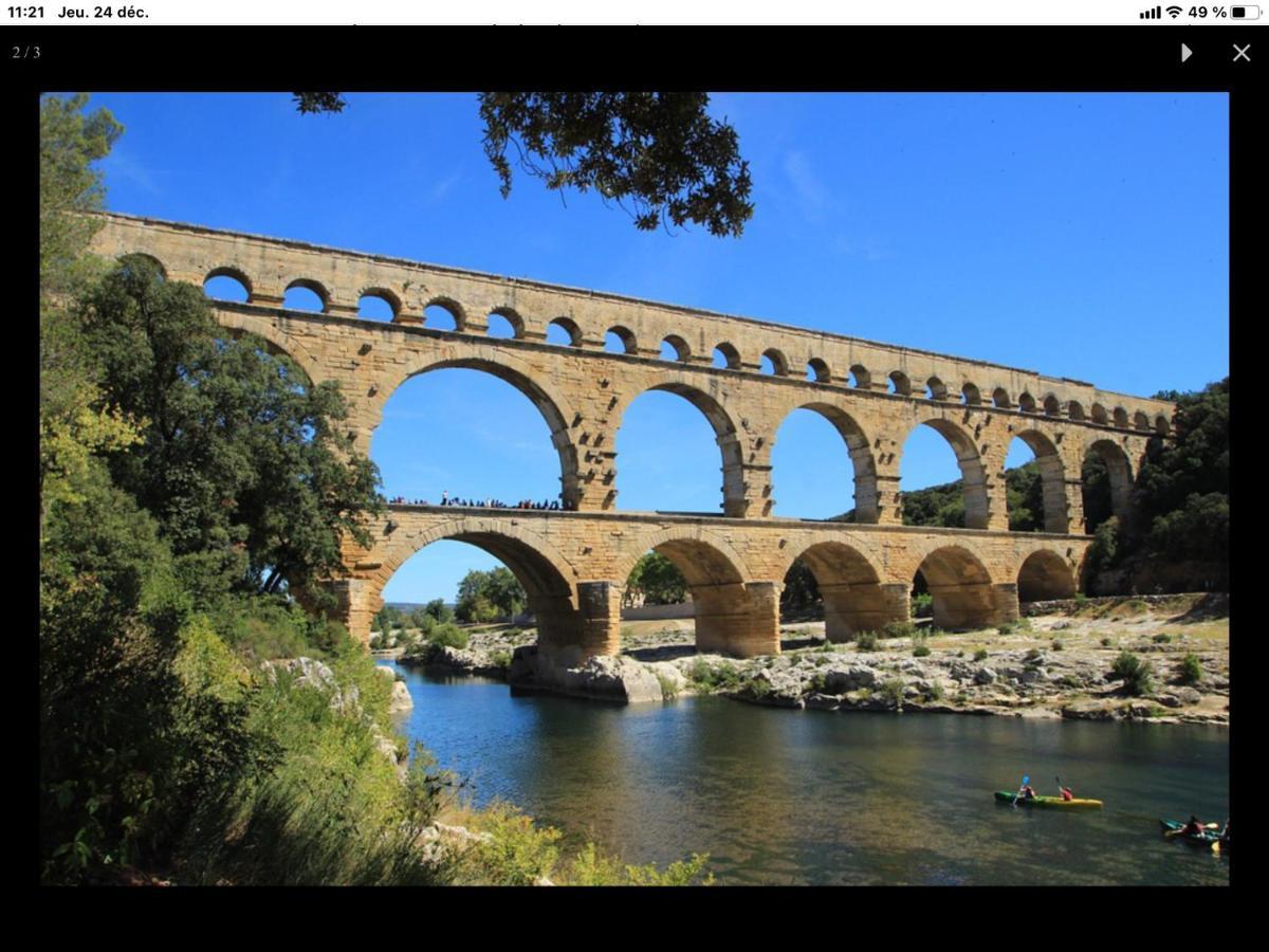 Appartement 3 Min A Pied Du Centre D'Uzes Parking Piscine Zewnętrze zdjęcie