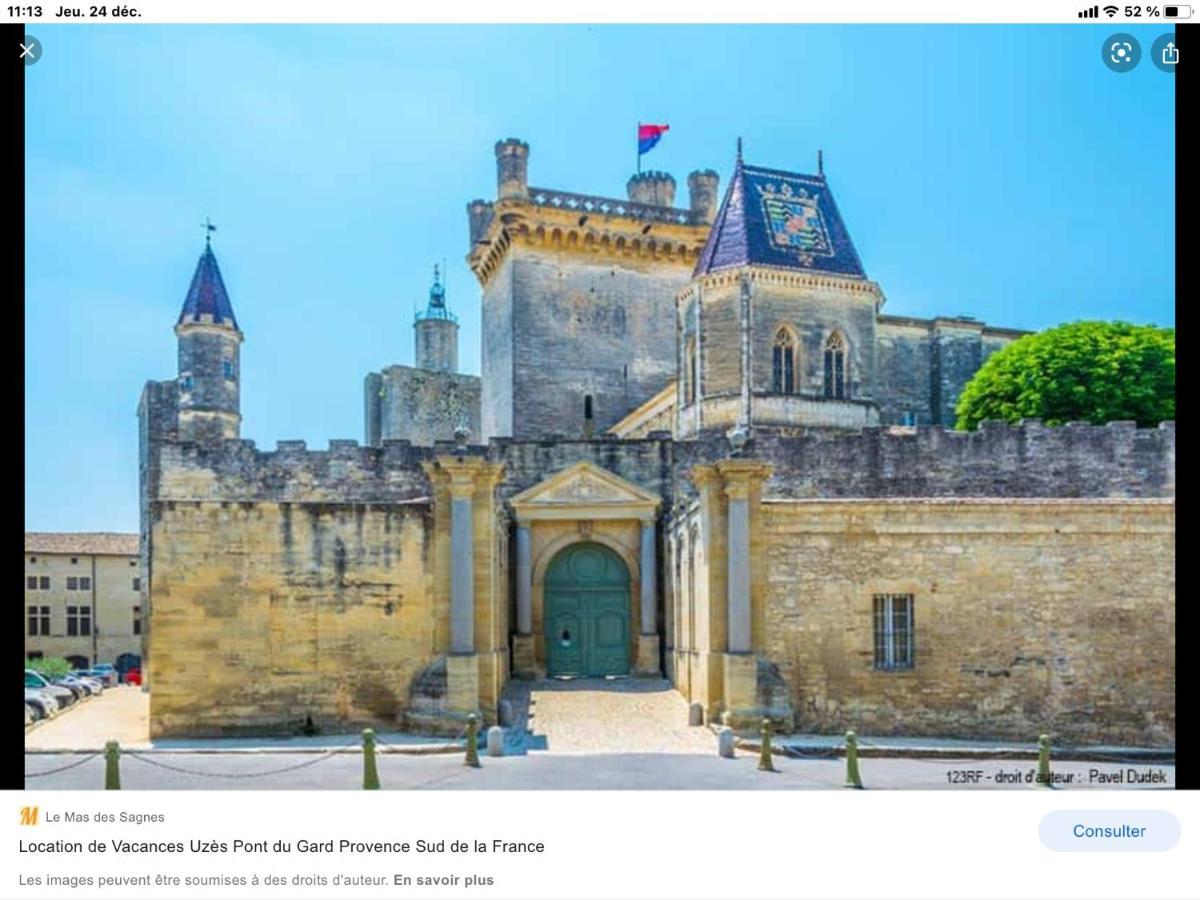 Appartement 3 Min A Pied Du Centre D'Uzes Parking Piscine Zewnętrze zdjęcie